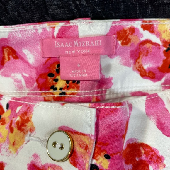 NWT Women's Isaac Mizrahi Water Color Shorts - Picture 4 of 7